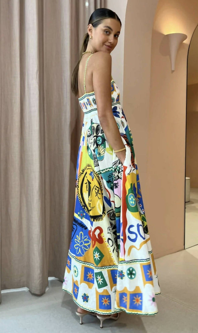 Alemais Soleil Sundress - 12 / Print - Dresses