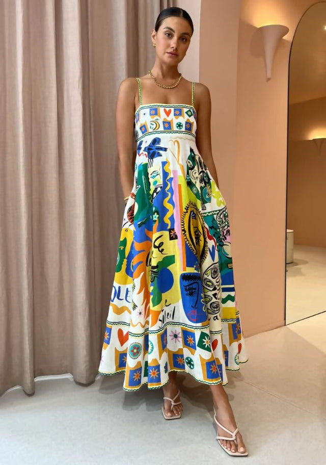 Alemais Soleil Sundress - Dresses