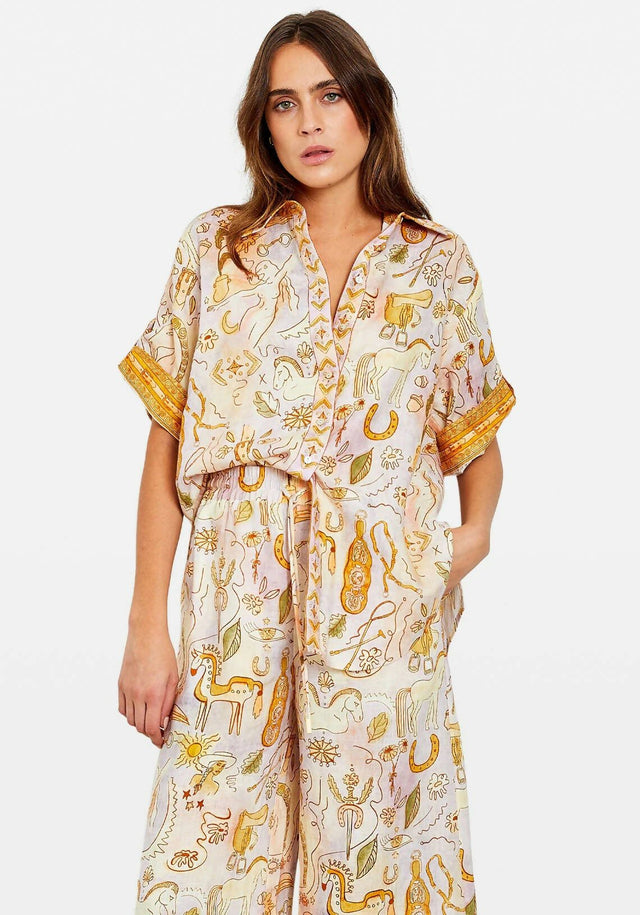 ALEMAIS - Alemais Solitaire Shirt and Pant Set