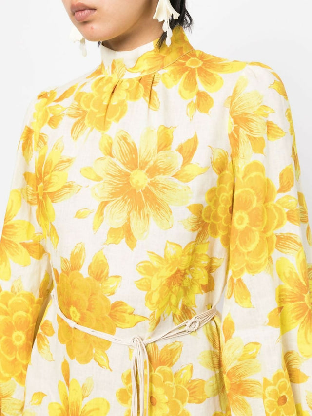 Alemais Sonny Mini Yellow Size AU 14 - Dresses