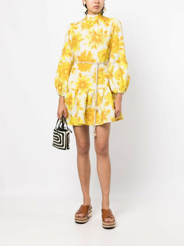 Alemais Sonny Mini Yellow Size AU 14 - Dresses