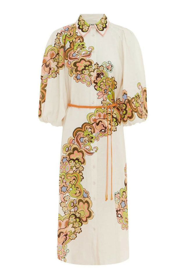 Alemais Starscape Shirtdress Print Size 14 - Dresses