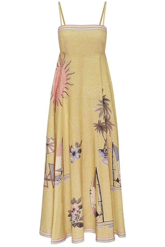 ALEMAIS - Alemais Sunset Shades Dress
