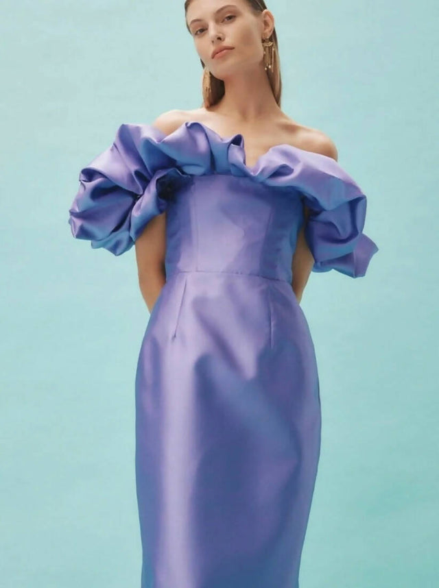 Curated Collection - Alemais Suzi off Shoulder Midi Dress