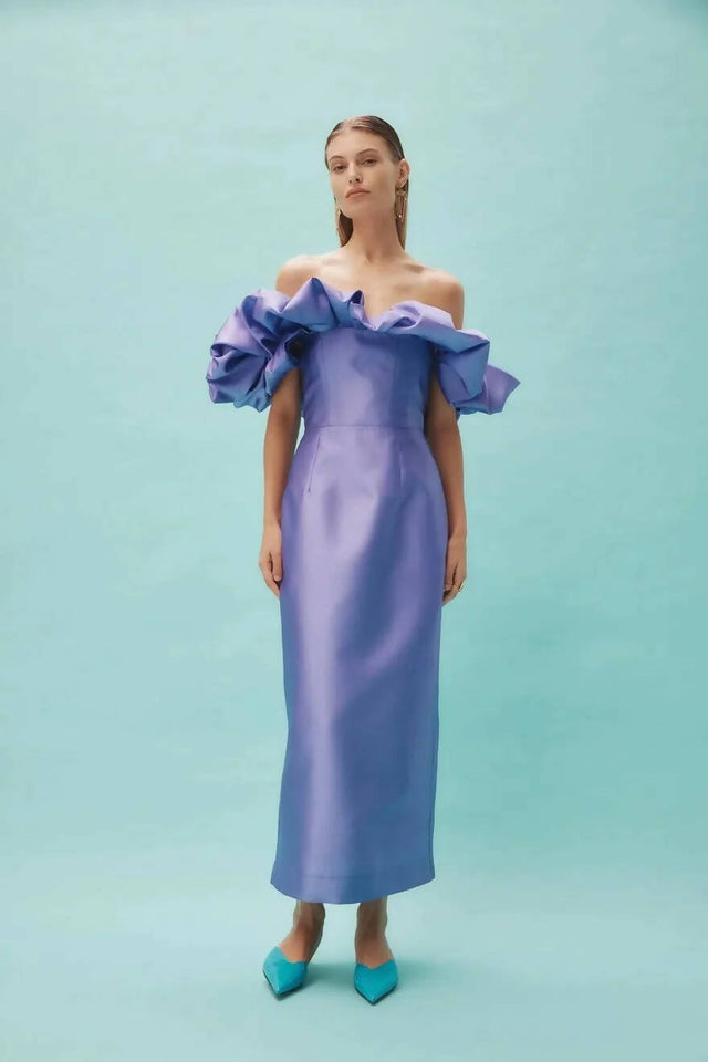 Curated Collection - Alemais Suzi off Shoulder Midi Dress
