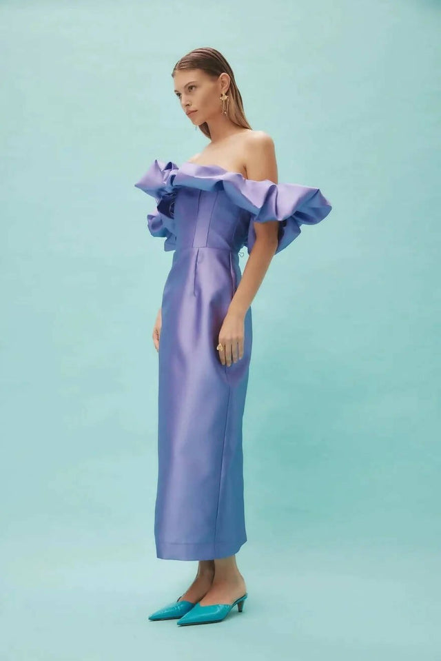 Curated Collection - Alemais Suzi off Shoulder Midi Dress
