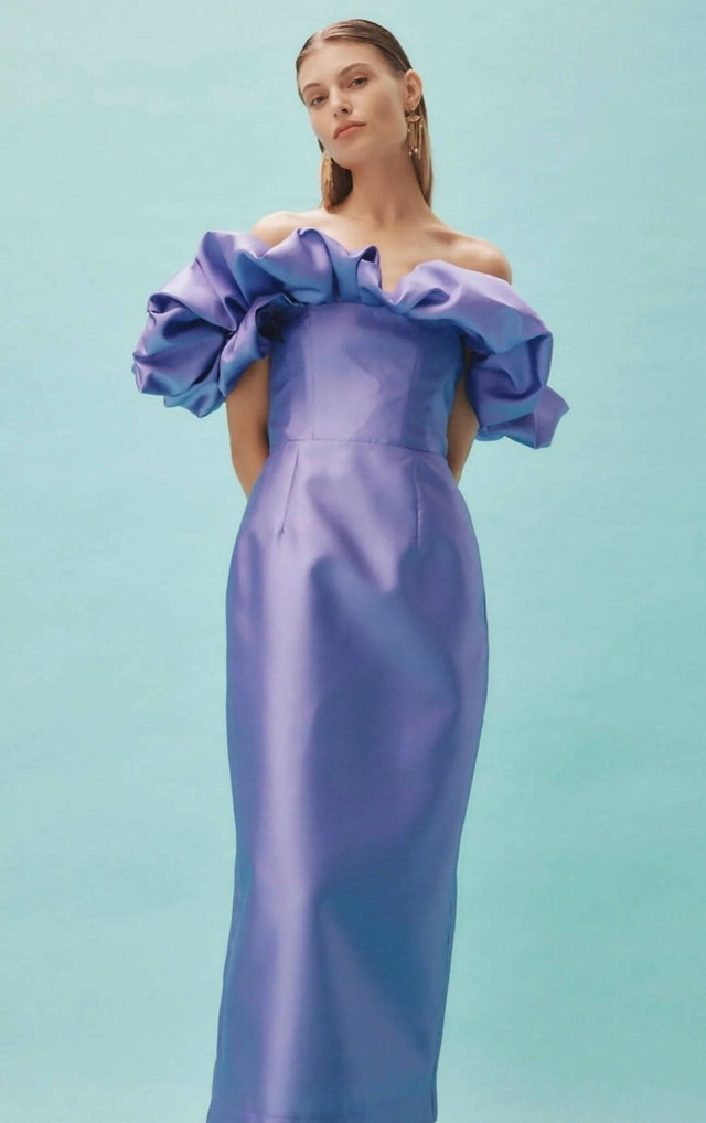 Curated Collection - Alemais Suzi off Shoulder Midi Dress