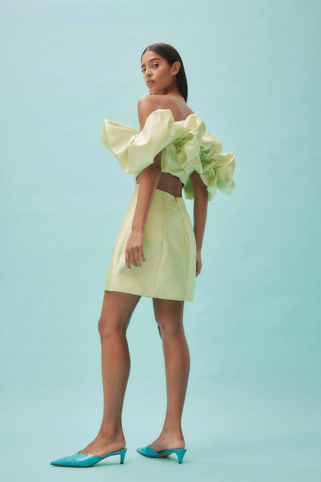 ALEMAIS - Alemais Suzi off Shoulder Mini Dress