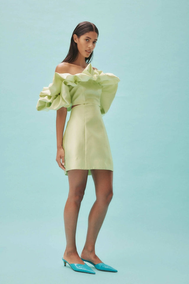 ALEMAIS - Alemais Suzi off Shoulder Mini Dress