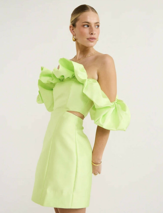 ALEMAIS - Alemais Suzi Off Shoulder Mini Dress