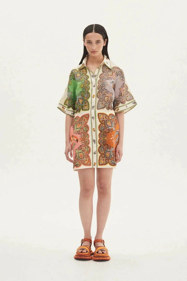 Alemais Trippy Troppo Mini Dress Size 8 10 12 - Dresses