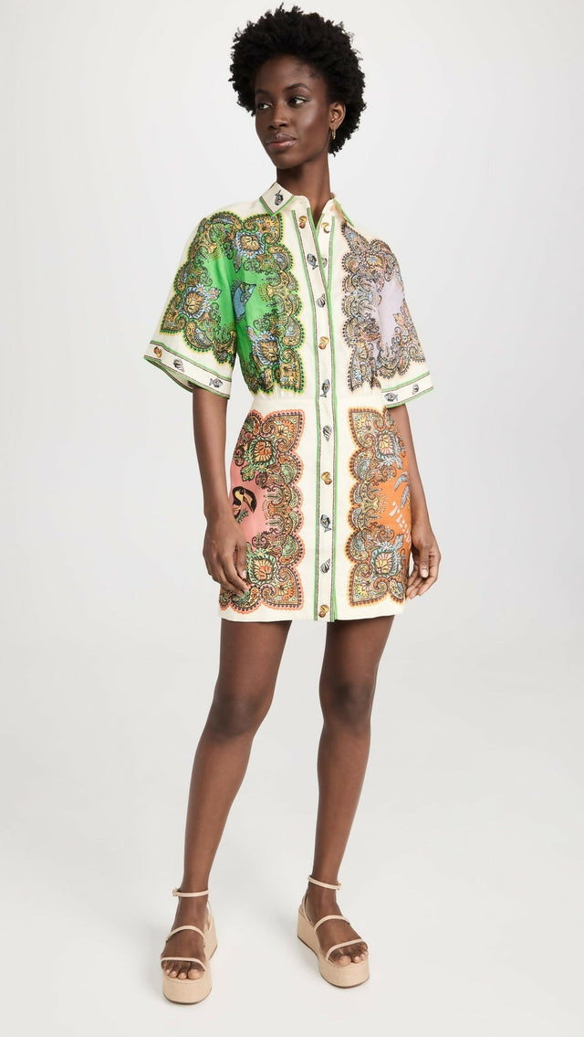 Alemais Troppo Mini Dress - 16 / Multi - Dresses