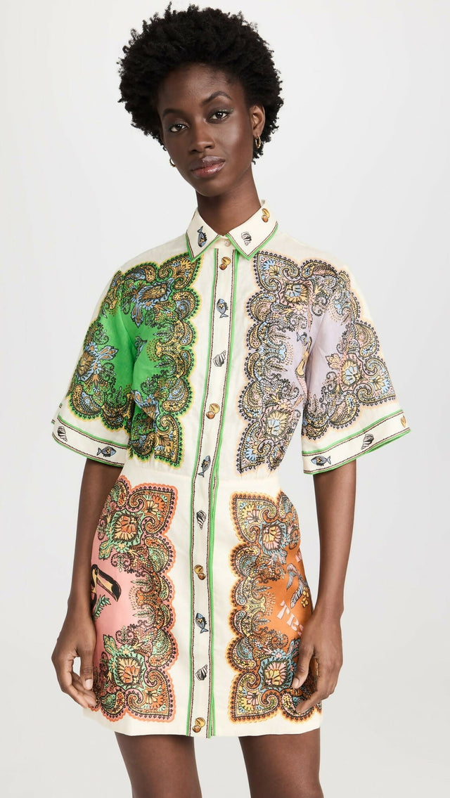 Alemais Troppo Mini Dress - 16 / Multi - Dresses