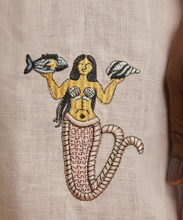 Alemais Vacay Shirt Dress Pink Size 12 - 12 / Print - Dresses