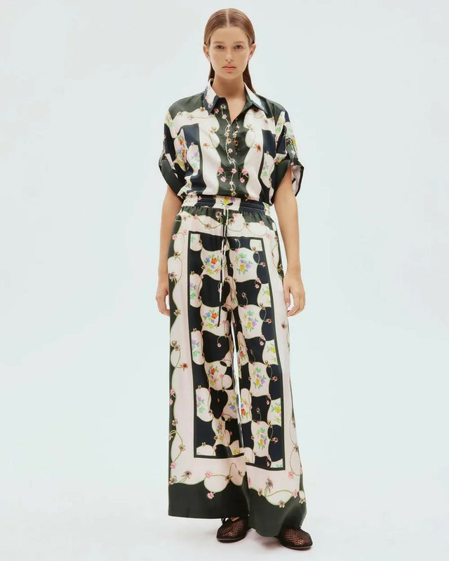 Alemais Venus Shirt and Pants Set Multi Floral Size 14 - 14 / Print - Outfit Sets