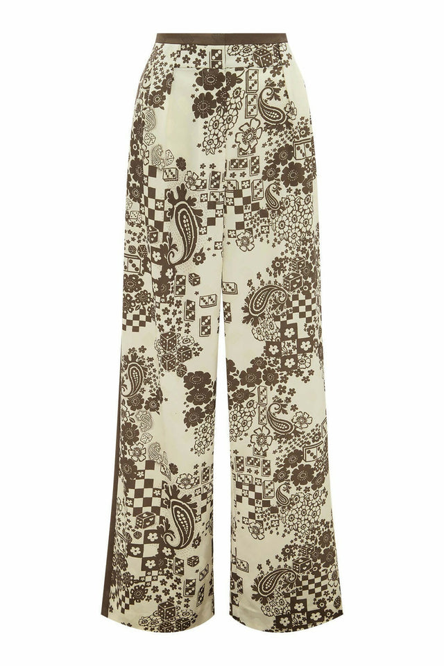 Alemais Vinnie Shirt and Pants Set Print Size AU 16 - 16 / Brown - Outfit Sets