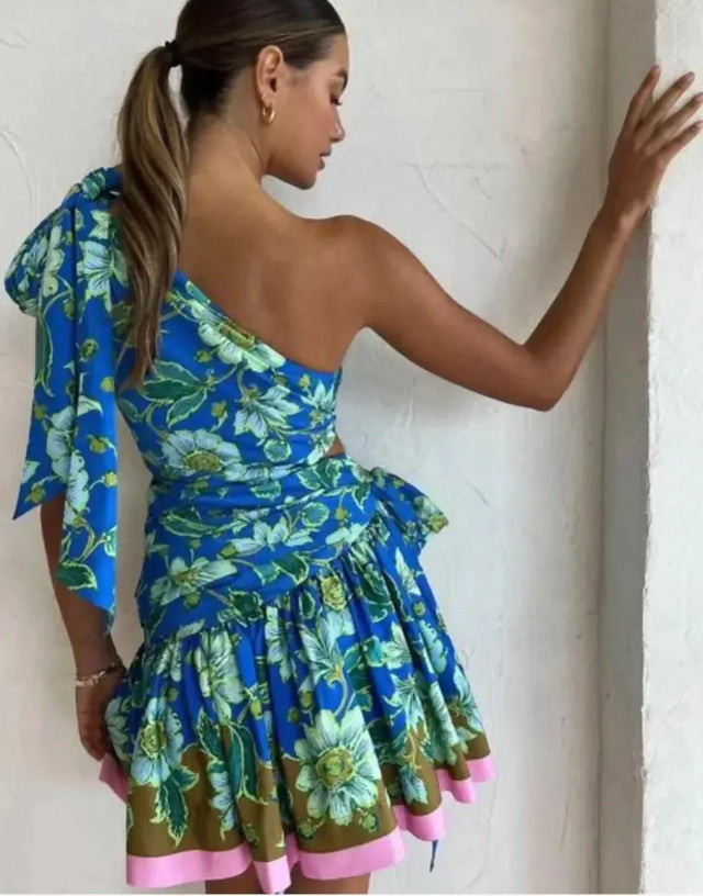 Alemais Winnie One Shoulder Mini Dress - Dresses