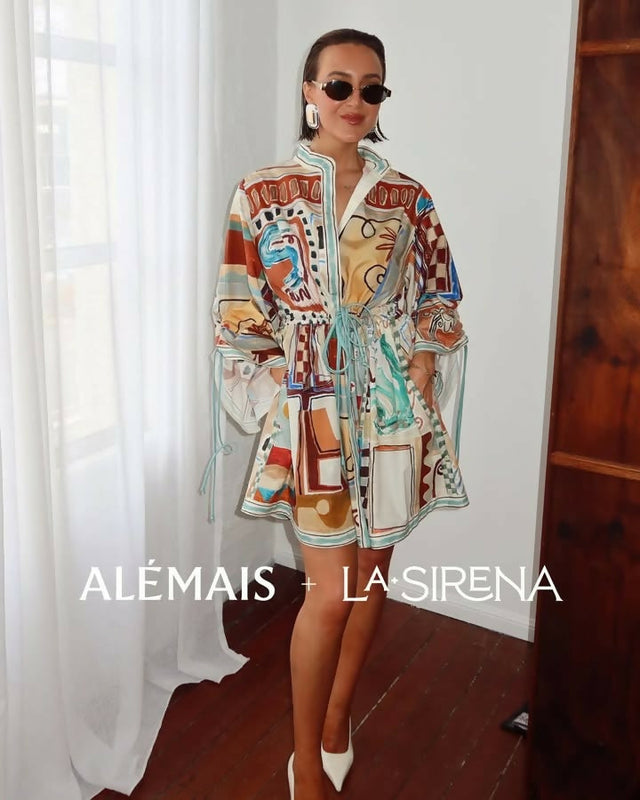 Alemais X La Sirena Exclusive Michelle Mini Dress - 16 / Multi - Dresses
