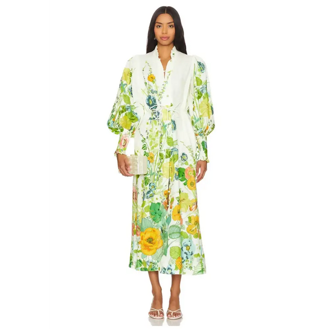 Alemais Zhivago Constance Shirt Dress Floral - Dresses
