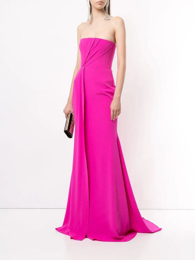 Alex Perry Garnet Gown - 8 / Pink - Dresses