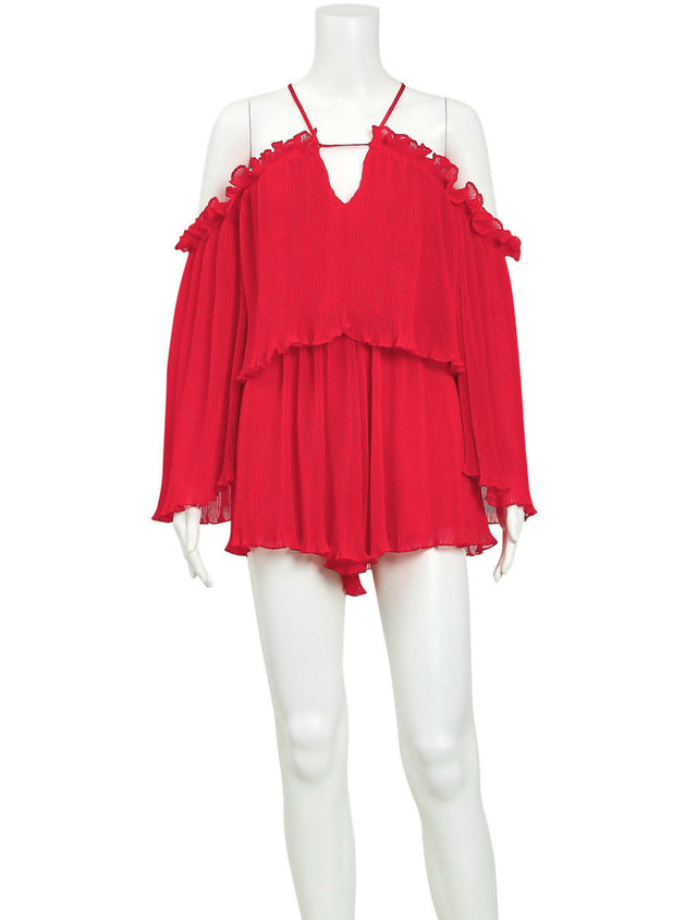 Alice McCall Locomotion Playsuits - 8 / Red - Playsuits