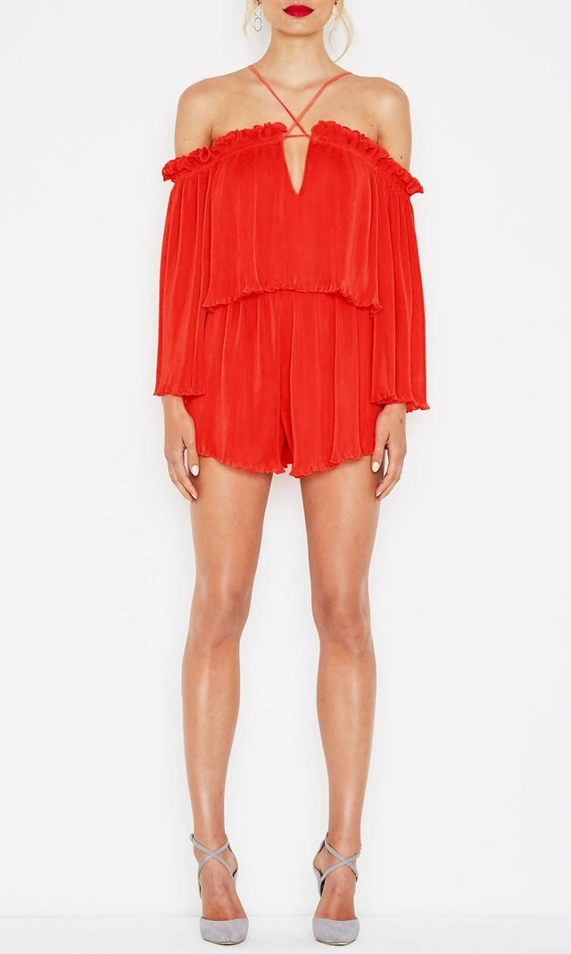 Alice McCall Locomotion Playsuits - 8 / Red - Playsuits