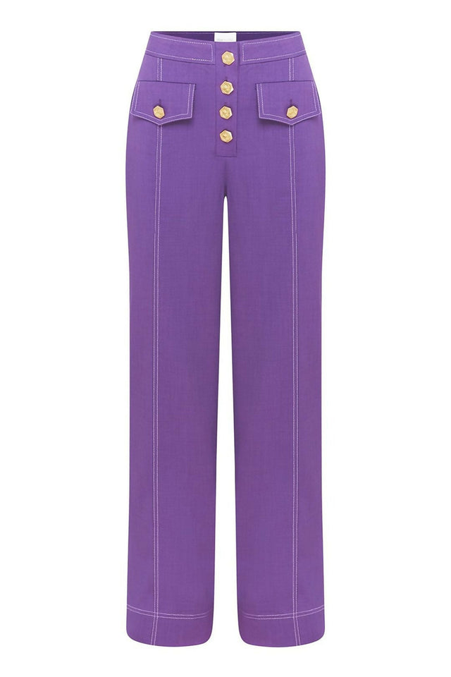 Alice McCall Sweet Valentine Set (Jacket Size 8 Pants Size 6) - 6 / Violet - Outfit Sets