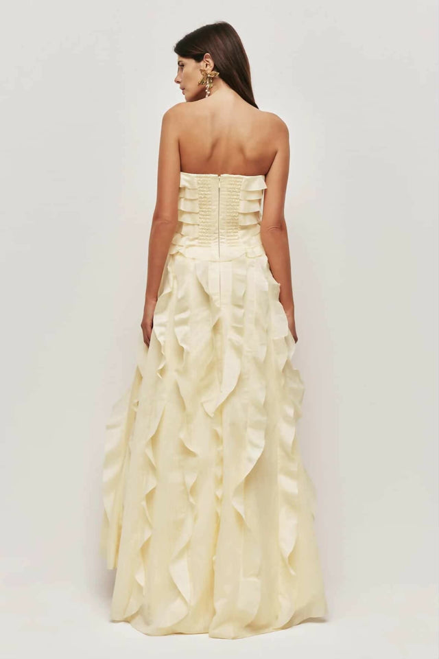 Allairie Gown - Butter Yellow - Gown