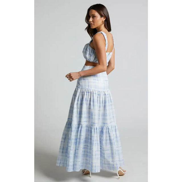 Amalie_The_Label_-_Emerita_Gathered_Crop_and_Tiered_Maxi_Skirt_Set_in_Chieti_Check_Blue_5