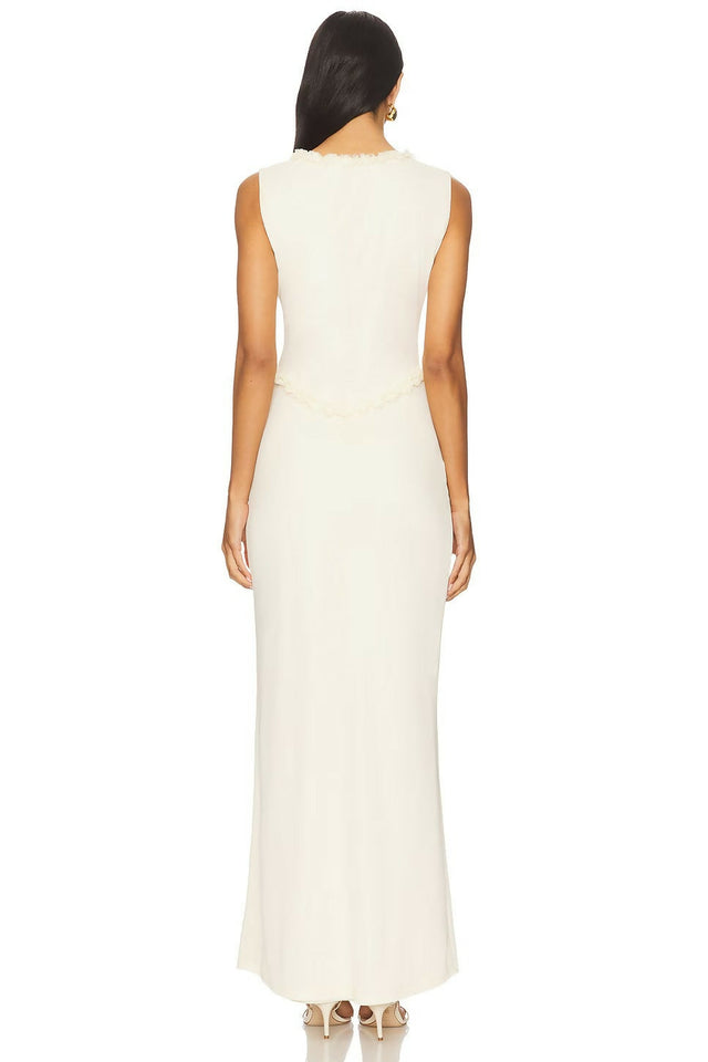 Amelie Teje Miro Maxi Dress in Butter - Dresses