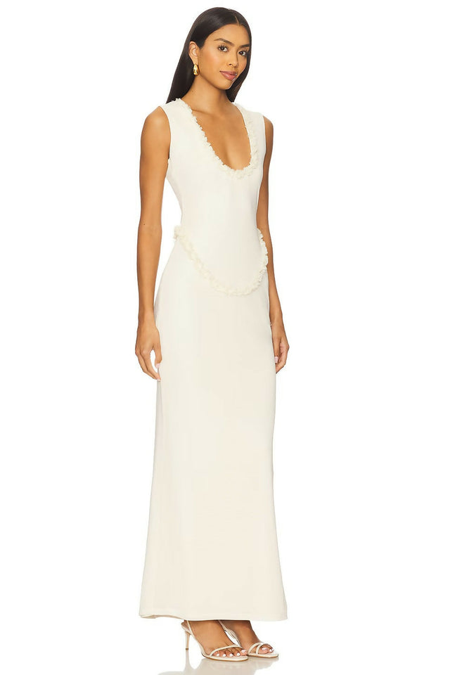 Amelie Teje Miro Maxi Dress in Butter - Dresses