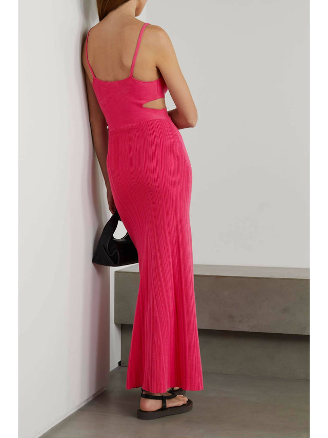 Anna Quan Sabrina Midi Dress - 8 / Red - Dresses