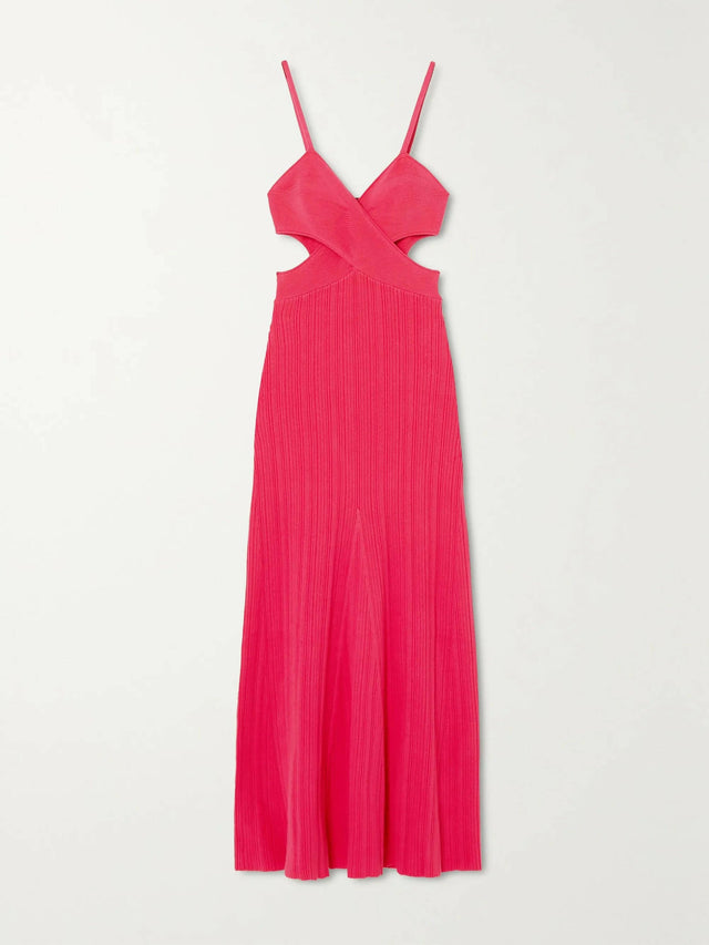 Anna Quan Sabrina Midi Dress - 8 / Red - Dresses