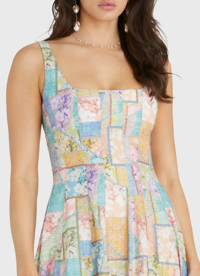 Aqua Blu Claudette Maxi Dress - 14 / Multi - Dresses