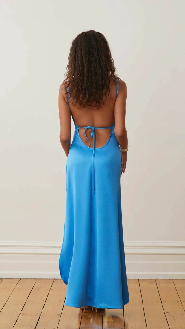 Arcina Ori Amari Midi Dress - 8 / Blue - Dresses
