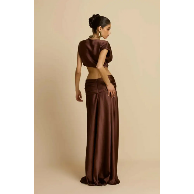 Arcina Ori Andi Set in Cacao - 8 / Brown - Outfit Sets