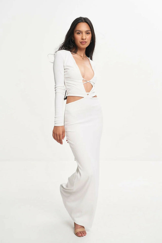 Arcina Ori Aston Midi Ivory - 6 / White - Dresses
