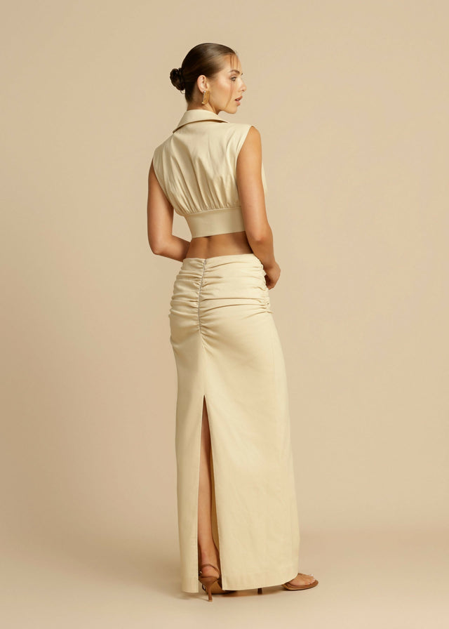 Arcina Ori Carmen Top and Skirt Set - 8 / Nude - Outfit Sets