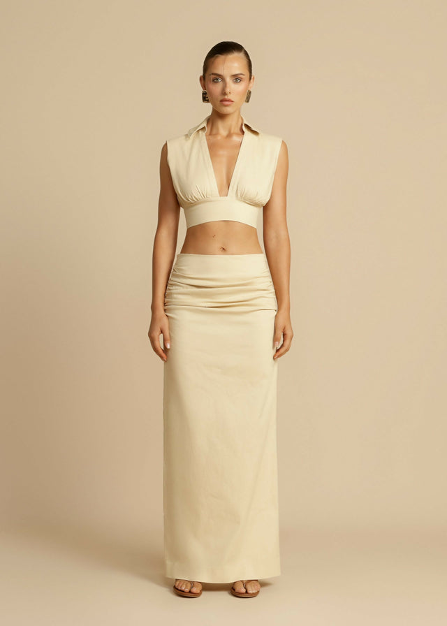 Arcina Ori Carmen Top and Skirt Set - 8 / Nude - Outfit Sets
