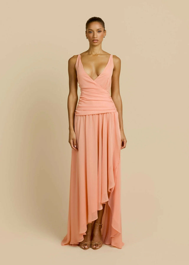 Arcina Ori Delilah Dress Peach Size 8 10 - Dresses