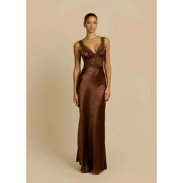 Arcina Ori Eveline Dress - 6 / Brown - Dresses