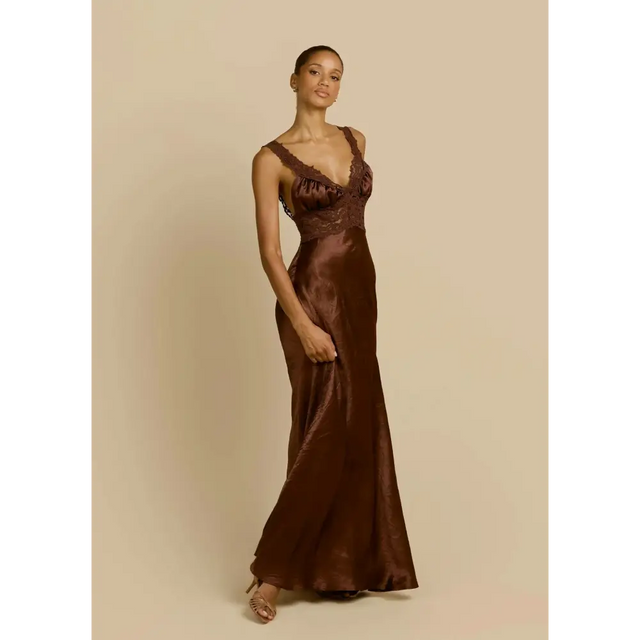 Arcina Ori Eveline Dress - 6 / Brown - Dresses