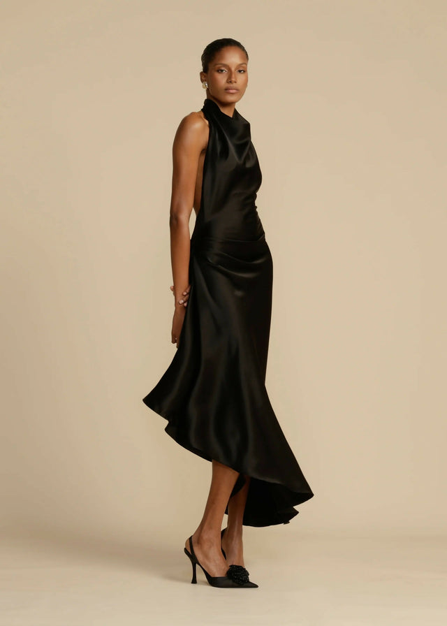Arcina Ori Franka Midi Dress Black - 8 / Black - Dresses