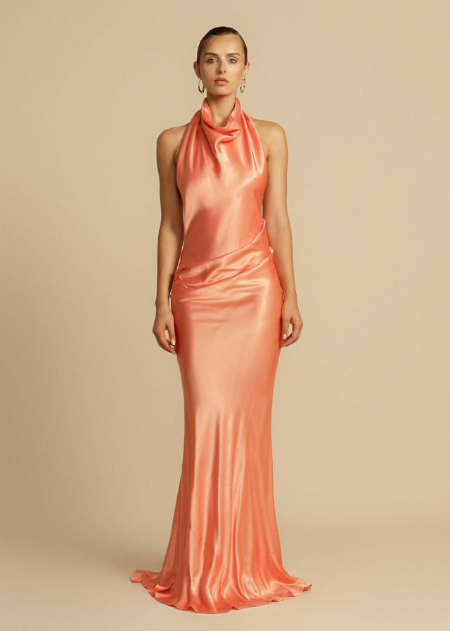 Arcina Ori Gaia Dress in Papaya - Dresses