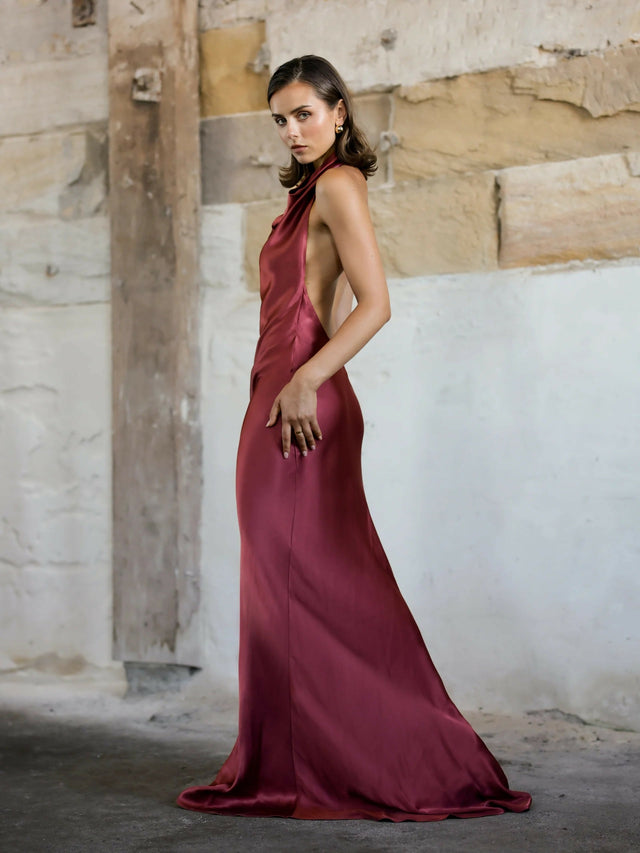 Arcina Ori Gaia Gown Plum - Dresses