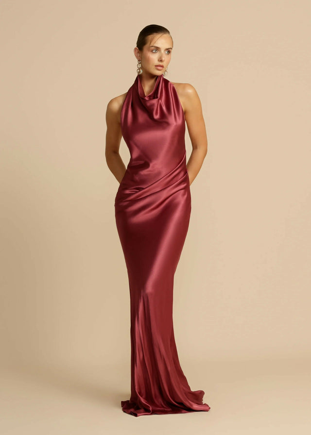 Arcina Ori Gaia Gown Plum - Dresses