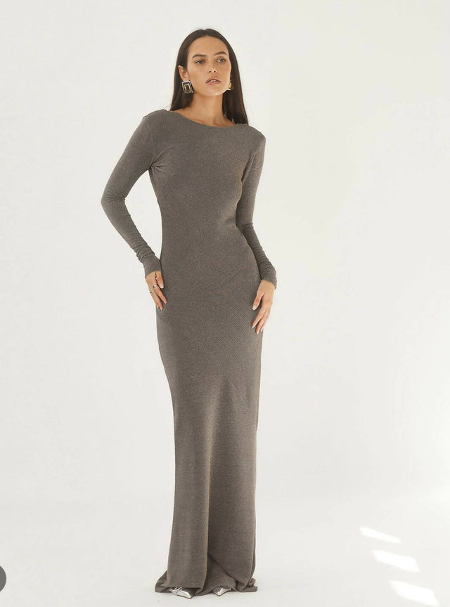 Arcina Ori Jen Maxi Dress - 6 / Gray - Dresses