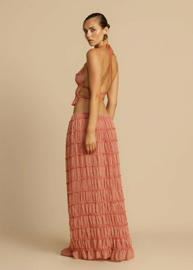 Arcina Ori Juliette Set in Peach - 8 / Peach - Outfit Sets