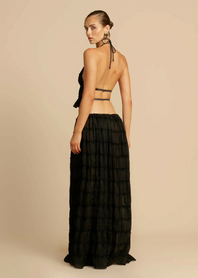 Arcina Ori Juliette Top and Skirt Set In Black Size 6 8 10 - Outfit Sets