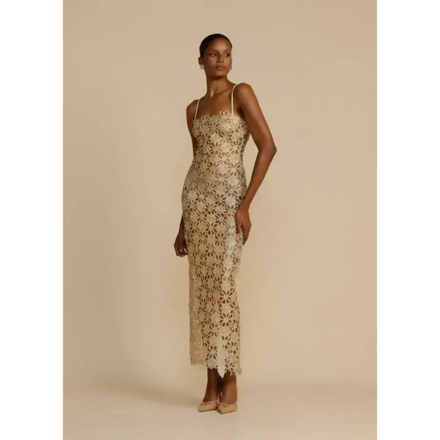 Arcina Ori Kendra Dress - 6 / Gold - Dresses